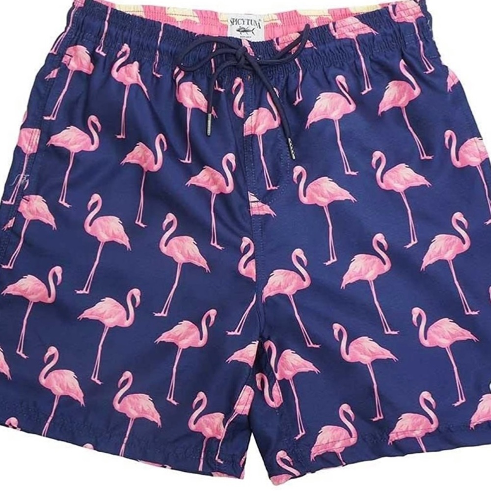 spicy tuna swim trunks size Medium